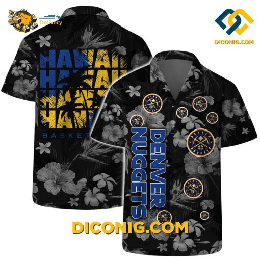 NBA Denver Nuggets Hawaiian Shirt Custom Bloom Floral