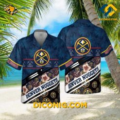 NBA Denver Nuggets Hawaiian Shirt Custom Floral Breeze