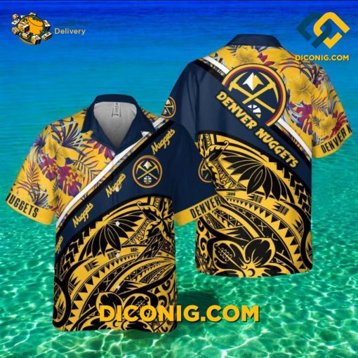 NBA Denver Nuggets Hawaiian Shirt Custom Island Spirit