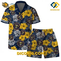 NBA Denver Nuggets Hawaiian Shirt Custom Tropical Fusion
