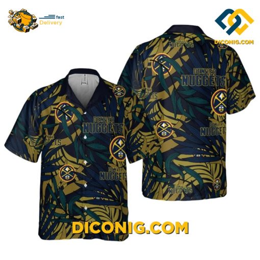 NBA Denver Nuggets Hawaiian Shirt Custom Tropical Jungle