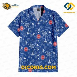 NBA Detroit Pistons Hawaiian Shirt Custom Tropical Torque