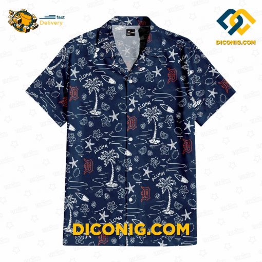 MLB Detroit Tigers Hawaiian Shirt Custom Aloha Paradise