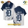 MLB Detroit Tigers Hawaiian Shirt Custom Bold Splash