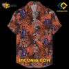 MLB Detroit Tigers Hawaiian Shirt Custom Dad Orange