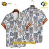 MLB Detroit Tigers Hawaiian Shirt Custom Tiki Floral