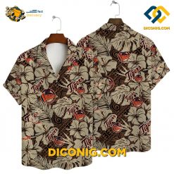 MLB Detroit Tigers Hawaiian Shirt Custom Tropical Jungle