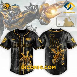 Dodgers Bumblebee Mech Baseball Jersey