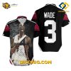 NBA Dwyane Wade 3 Miami Heat Hawaiian Shirt Custom Strong Warrior Legend