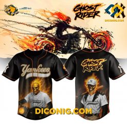 MLB Ghost Rider New York Yankees Inferno Baseball Jersey