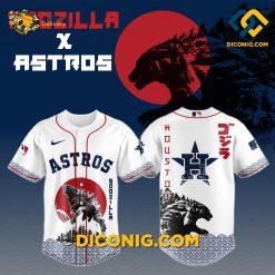MLB Godzilla Houston Astros Epic Baseball Jersey