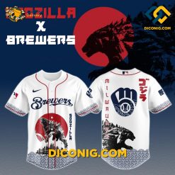 Godzilla Brewers Epic Baseball Jersey