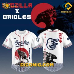 Godzilla Orioles Epic Baseball Jersey