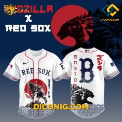 Godzilla Boston Red Sox Epic Baseball Jersey