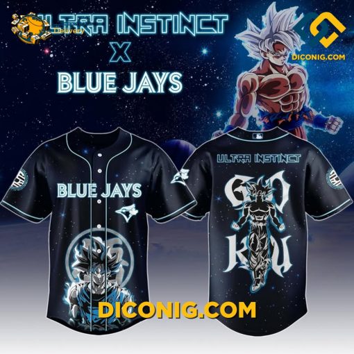 Goku Ultra Instinct Toronto Blue Jays Baseball Jersey