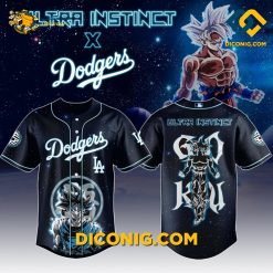 Goku Ultra Instinct Dodgers Baseball Jersey