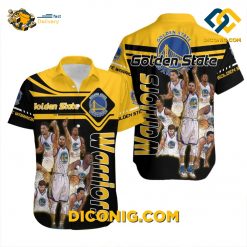 NBA Golden State Warriors Hawaiian Shirt Custom All-Star Action