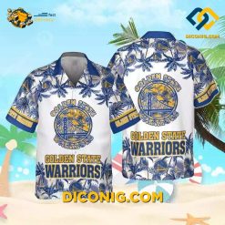 NBA Golden State Warriors Hawaiian Shirt Custom Ocean Paradise