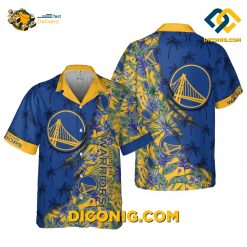 NBA Golden State Warriors Hawaiian Shirt Custom Paradise Bloom