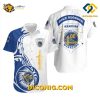 NBA Golden State Warriors Hawaiian Shirt Custom Skyline Flow