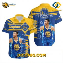 NBA Golden State Warriors Hawaiian Shirt Custom Stephen Curry