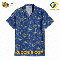 NBA Golden State Warriors Hawaiian Shirt Custom Tropical Breeze
