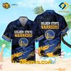 NBA Golden State Warriors Hawaiian Shirt Custom Tropical Nightfall