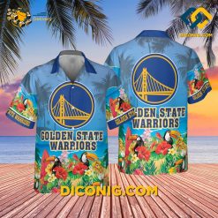 NBA Golden State Warriors Hawaiian Shirt Custom Tropical Toucan