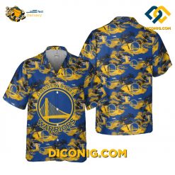 NBA Golden State Warriors Hawaiian Shirt Custom Tropical Vibes