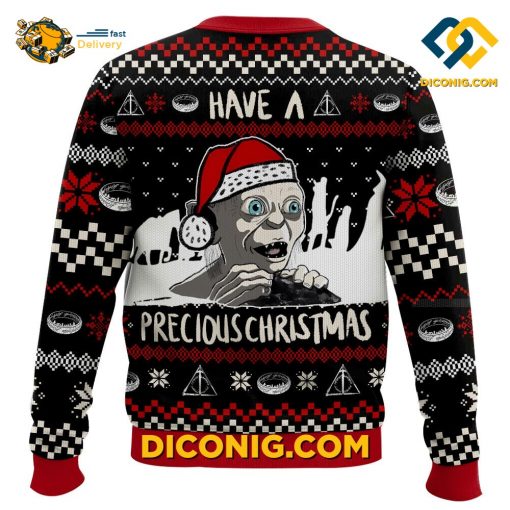 Gollum Have A Precious Lord Of The Ring Christmas Ugly Sweater