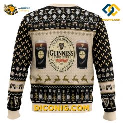 guinness extra stout christmas ugly sweater