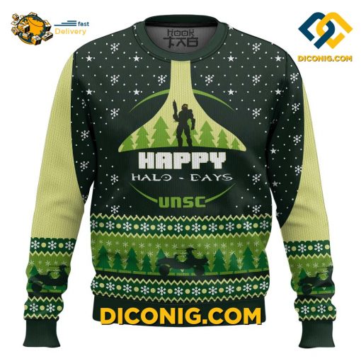 Happy Halo days Halo Christmas Ugly Sweater