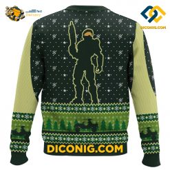 happy halo days halo christmas ugly sweater