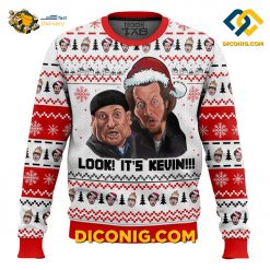 home alone look its kevin christmas ugly sweater