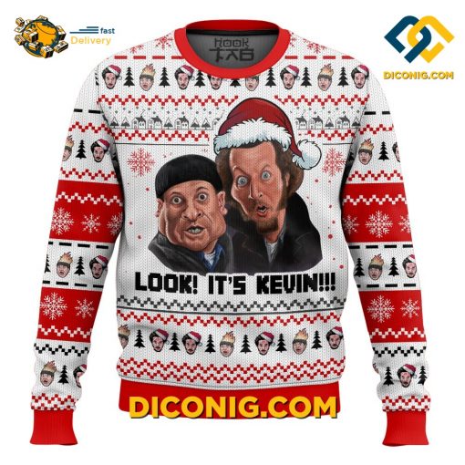 Home alone Look It’s Kevin Christmas Ugly Sweater