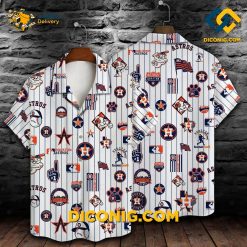 MLB Houston Astros Hawaiian Shirt Custom All-Star Icons
