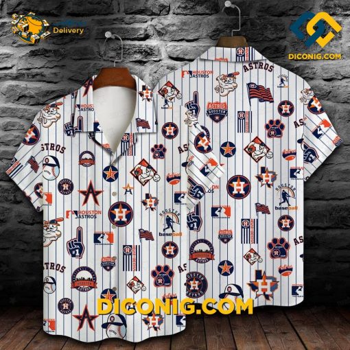 MLB Houston Astros Hawaiian Shirt Custom All-Star Icons