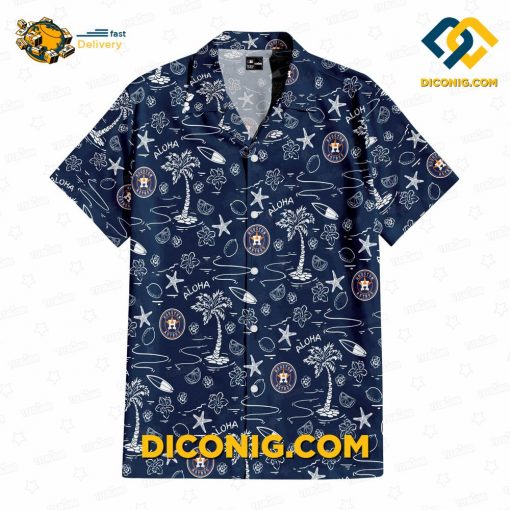 MLB Houston Astros Hawaiian Shirt Custom Aloha Paradise