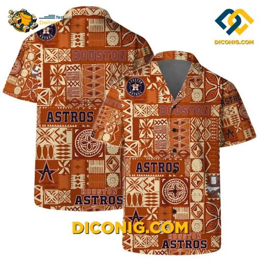 MLB Houston Astros Hawaiian Shirt Custom Desert Heat