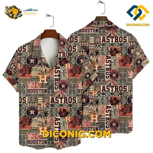 MLB Houston Astros Hawaiian Shirt Custom Desert Vibes