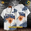 MLB Houston Astros Hawaiian Shirt Custom Floral Badge