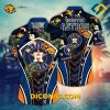 MLB Houston Astros Hawaiian Shirt Custom Floral Chevron