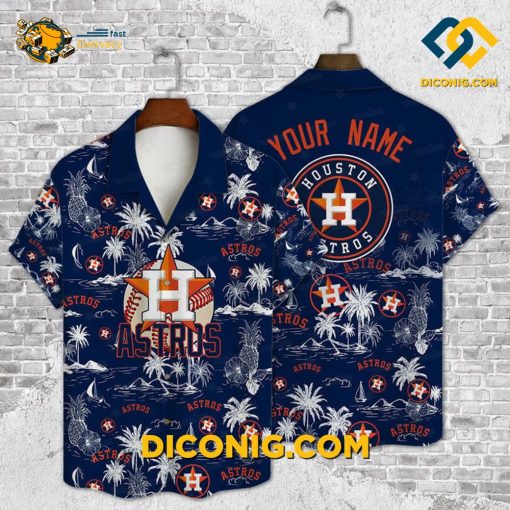 MLB Houston Astros Hawaiian Shirt Custom Island Spirit
