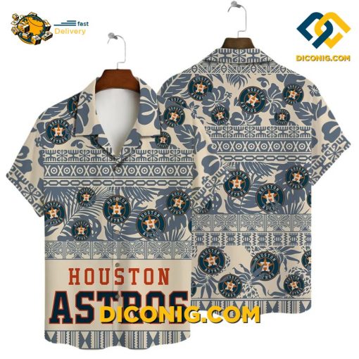 MLB Houston Astros Hawaiian Shirt Custom Island Spirit Tribal Heritage