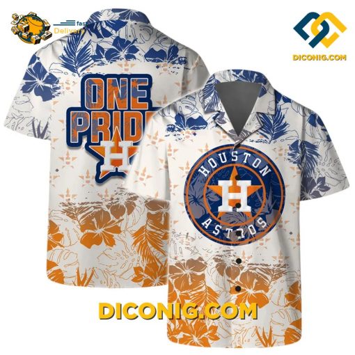 MLB Houston Astros Hawaiian Shirt Custom One Pride