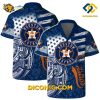 MLB Houston Astros Hawaiian Shirt Custom Palm Sunset