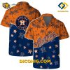 MLB Houston Astros Hawaiian Shirt Custom Palms & Stars Island Vibe