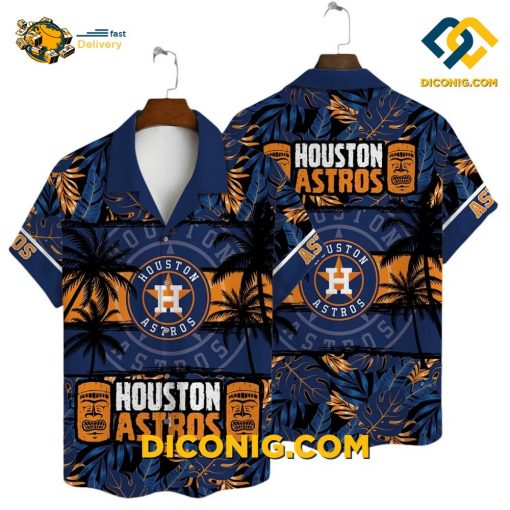 MLB Houston Astros Hawaiian Shirt Custom Starry Night