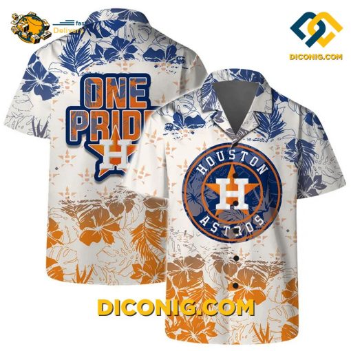 MLB Houston Astros Hawaiian Shirt Custom Summer Beach Bar