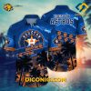 MLB Houston Astros Hawaiian Shirt Custom Sunset Palms